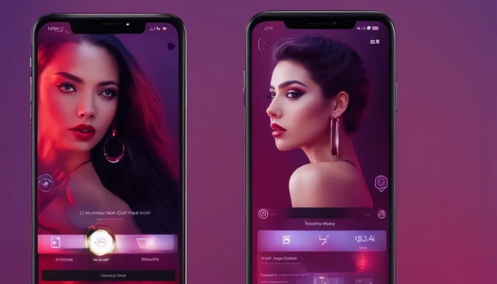 Honi app for adult-themed mobile entertainment