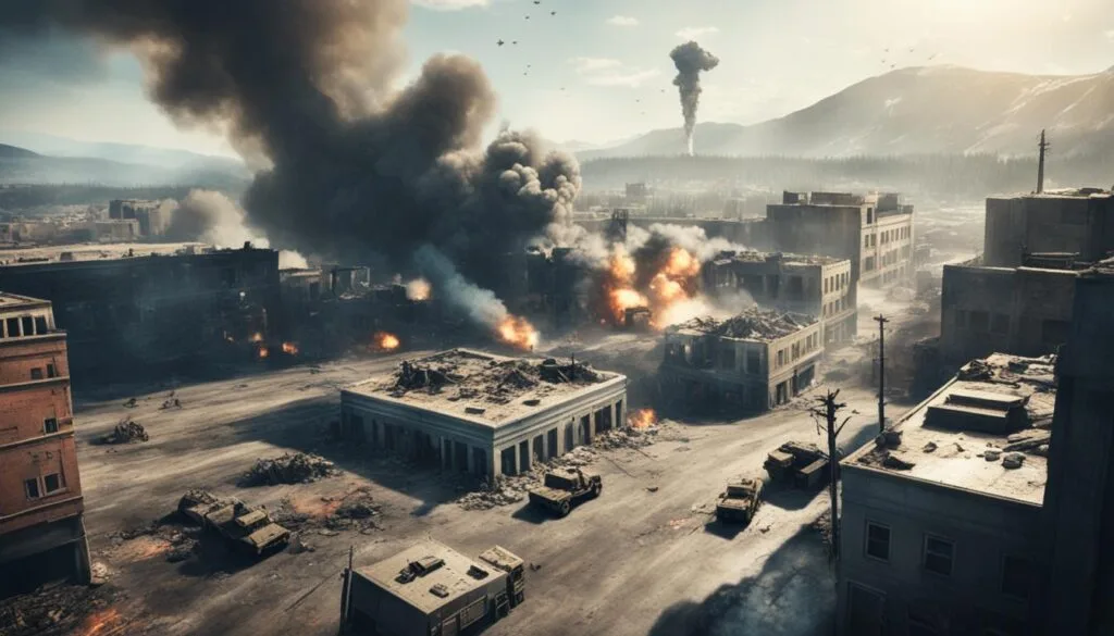 Immersive game worlds in offline shooter games