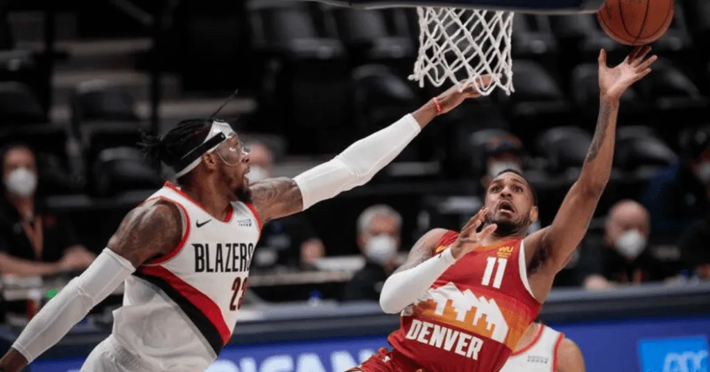 Nuggets bench contributing in the game