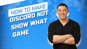 how to make discord not show what game