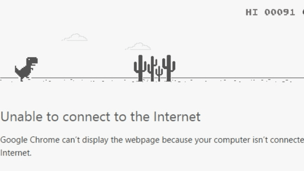 Chrome Dino game