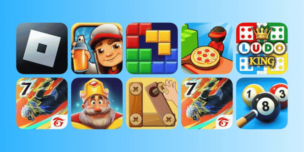 Top mobile game downloads