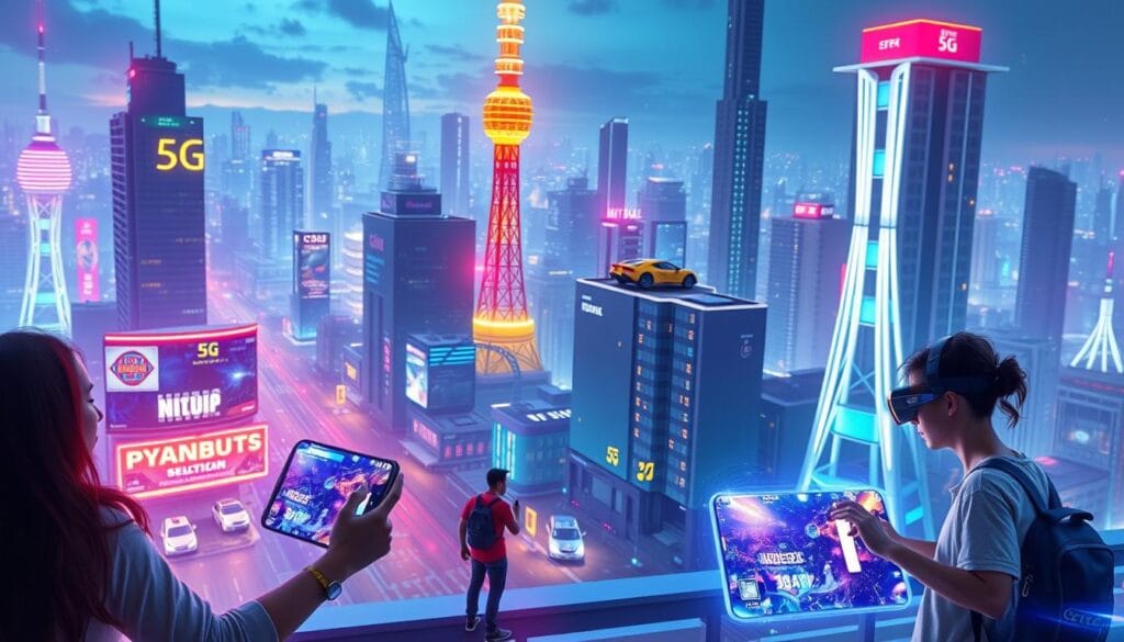 5G networks enhancing mobile gaming performance