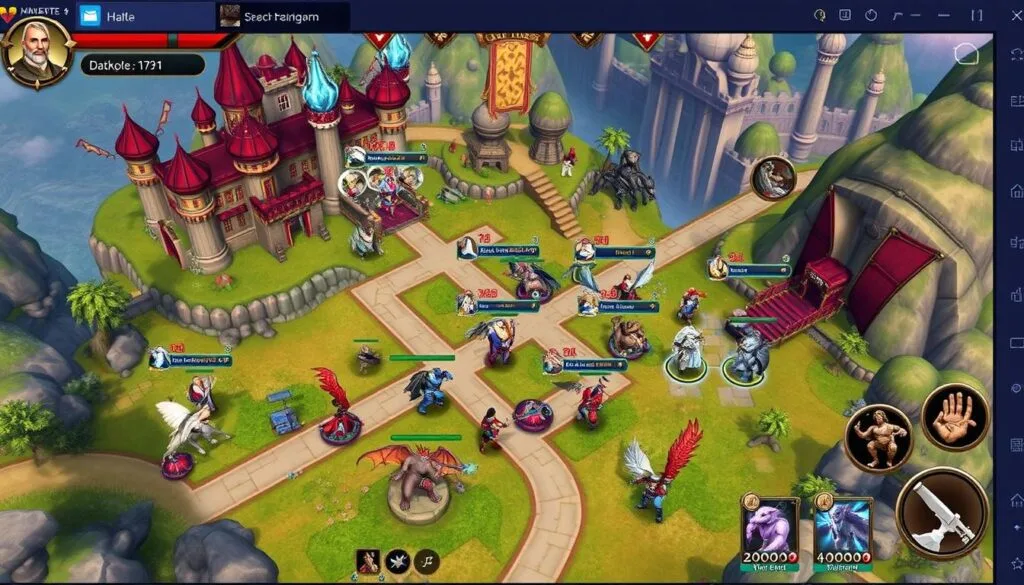 Heroes of Might & Magic mobile gameplay screenshot