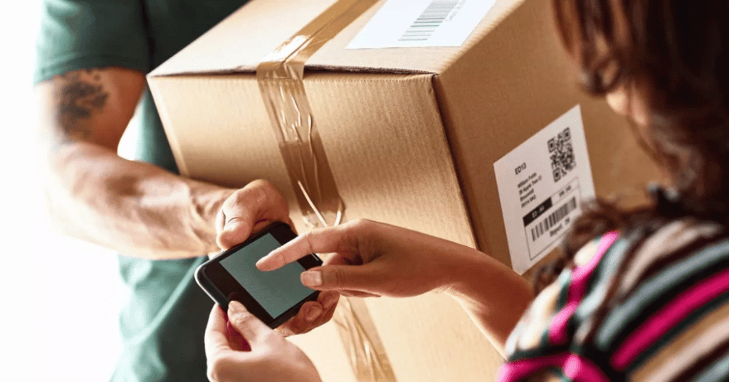 detectives receiving package delivery interrupting morning routines