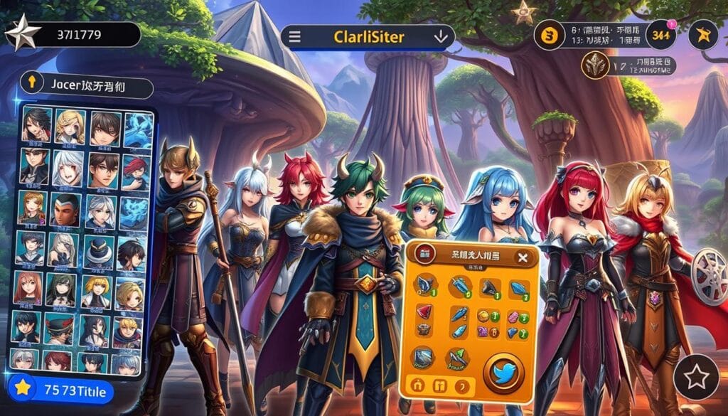 character customization in mobile RPGs