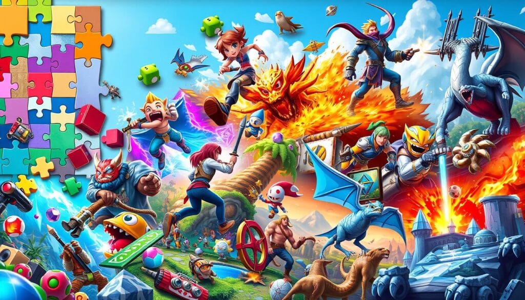 popular mobile gaming genres