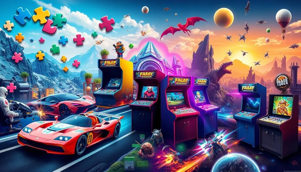 Diverse Game Genres Online