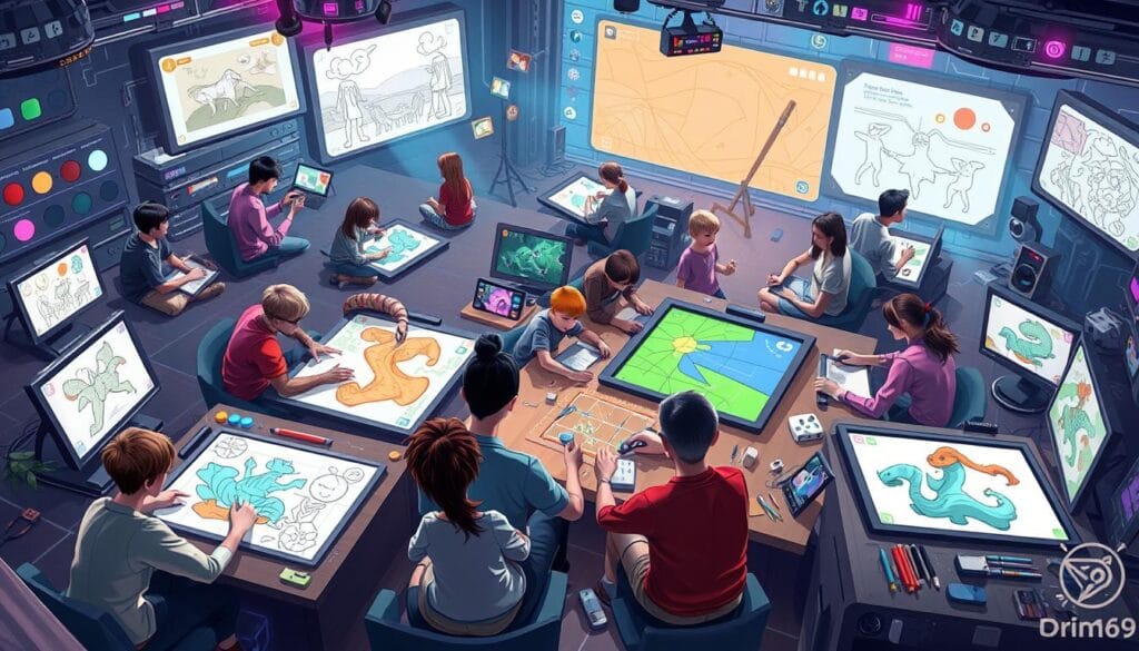 Virtual Games Online Drawing and Strategy