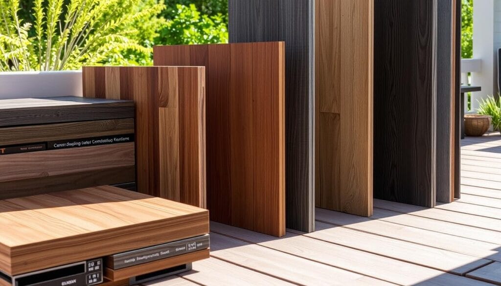 Composite decking materials for game analysis
