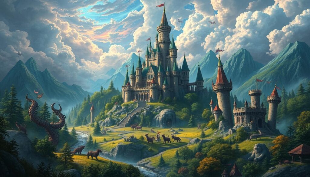 fantasy setting tower defense game