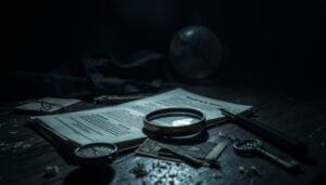 Camper scene: inventory and clues from Chapter 1